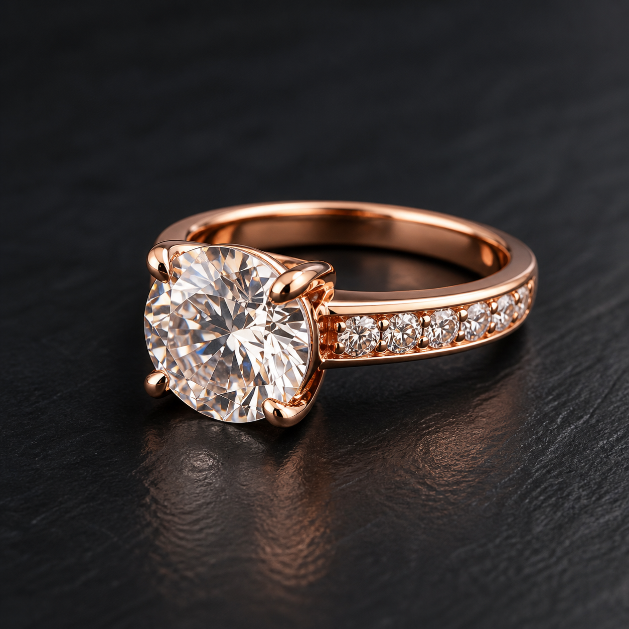 CANCRI Aurora solitaire ring in 925 sterling silver