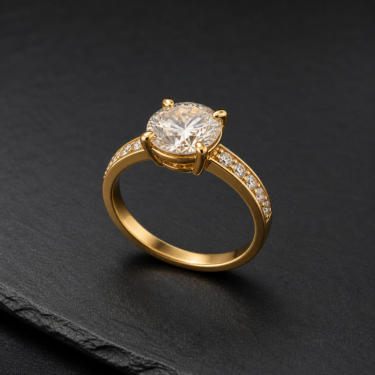 CANCRI Aurora solitaire ring in 925 sterling silver