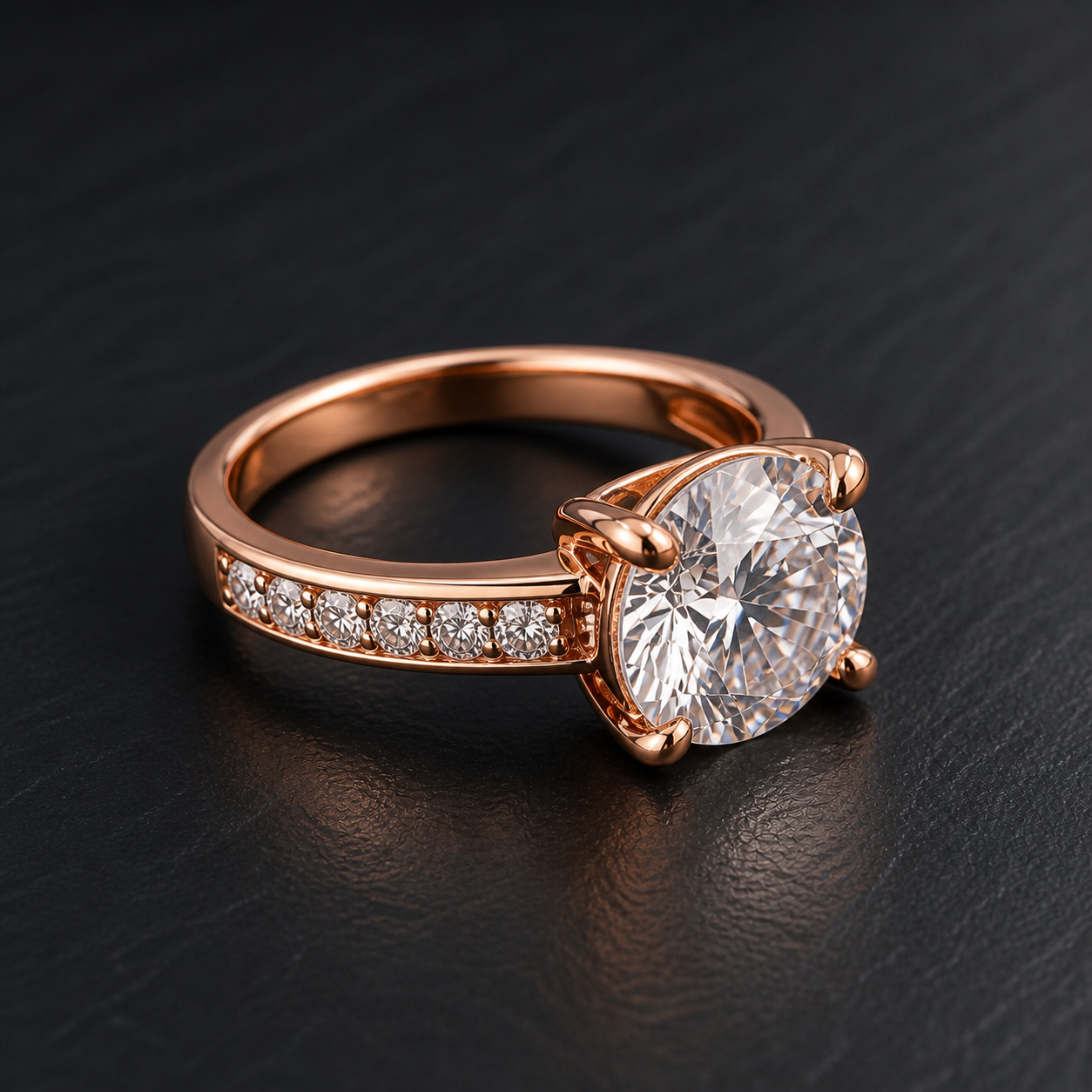 CANCRI Aurora solitaire ring in 925 sterling silver